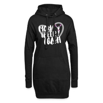 Cheerleader Cheerleading - Hoodie Dress - black - Front
