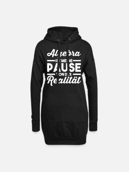 Mathematik Mathe Rechnen Algebra - Hoodie-Kleid - Schwarz