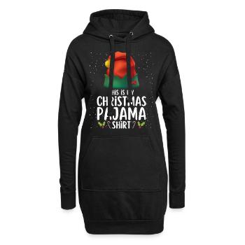 Pyjama de Noël Pyjama Chemise de nuit - Sweat-shirt à capuche long Femme - noir - Devant