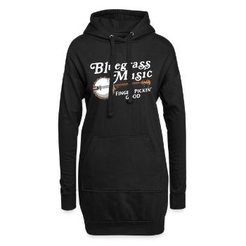 Banjo - Hoodie-Kleid - Schwarz - Vorne