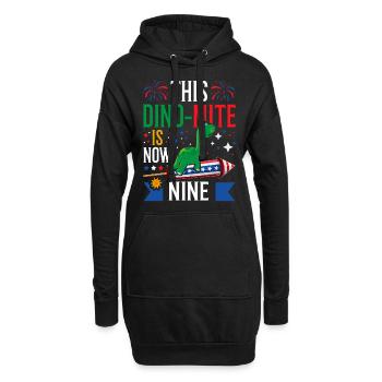 Ce dinomite est maintenant de cinq dinosaures 4 juillet - Sweat-shirt à capuche long Femme - noir - Devant
