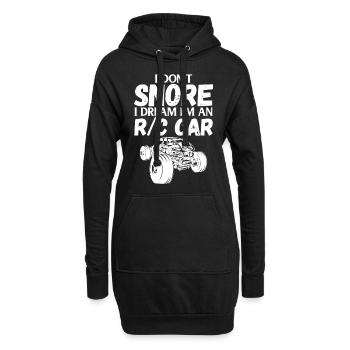 RC Car Racing I Don't Snore I Dream RC Racing Meme - Hoodie-Kleid - Schwarz - Vorne