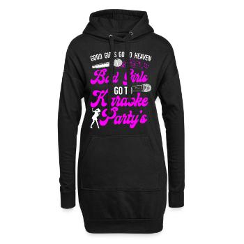 Karaoke Singer Good Girls Go To - Hoodie-Kleid - Schwarz - Vorne