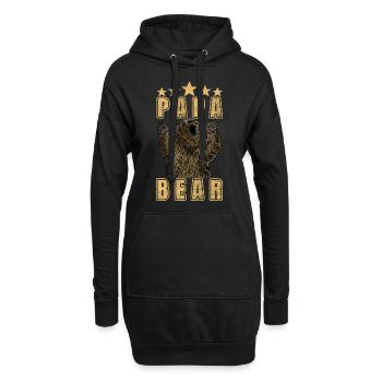 Vatertag Vater Vatertagsgeschenk - Hoodie-Kleid - Schwarz - Vorne