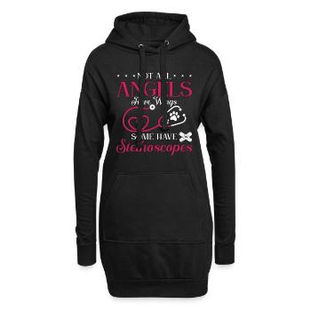 Veterinary Not All Angels Have Pets Veterinarian - Hoodie Dress - black - Front