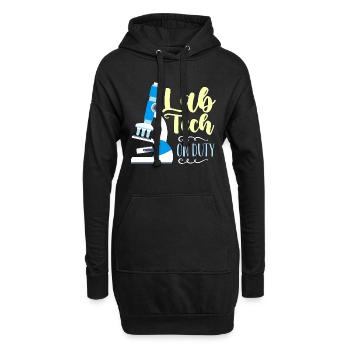Lab Technician Lab Tech On Duty Medical Healthcare - Hoodie Dress - black - Front
