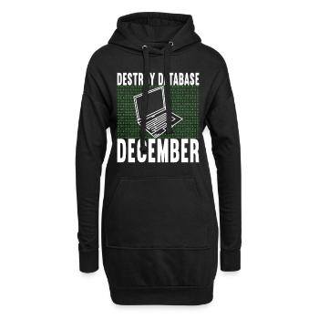 Programmer Computer Scientist - Hoodie Dress - black - Front
