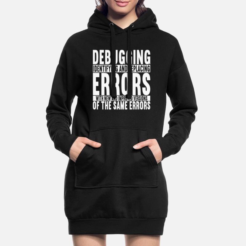 Programmierer Informatiker Hoodie-Kleid