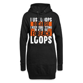 Programmer Computer Scientist - Hoodie Dress - black - Front