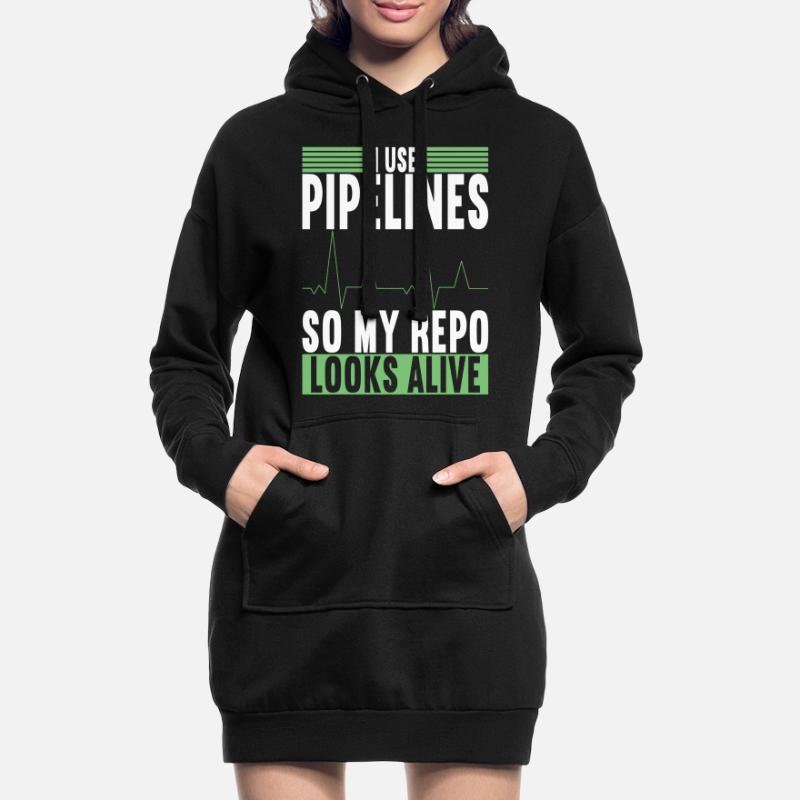 Programmierer Informatiker Hoodie-Kleid
