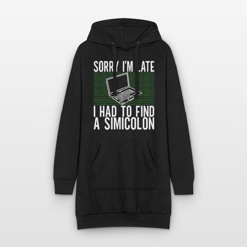 Programmierer Informatiker Hoodie-Kleid
