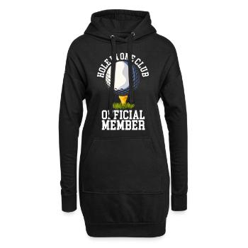 Hole in One Club Golf Club Golfer Hole In One - Hoodie-Kleid - Schwarz - Vorne