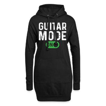 Guitar Mode On - Bass Guitarist Guitar Player - Hoodie-Kleid - Schwarz - Vorne