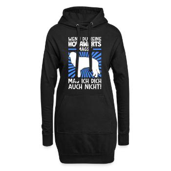 Hovawarts nicht mögen Hofwächter Hovawart - Hoodie-Kleid - Schwarz - Vorne
