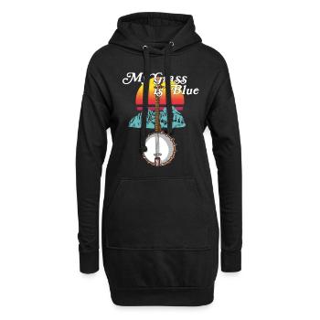 Banjo Shirts For Men Bluegrass Appalachia Folk - Hoodie-Kleid - Schwarz - Vorne