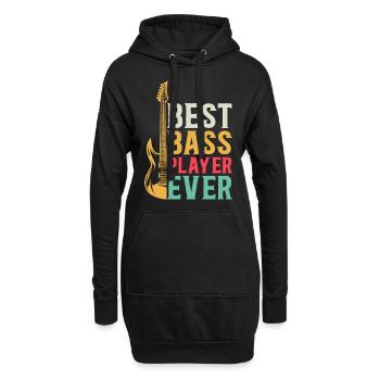 Bass Guitarist Bass Guitar Player - Best Bass Play - Hoodie-Kleid - Schwarz - Vorne