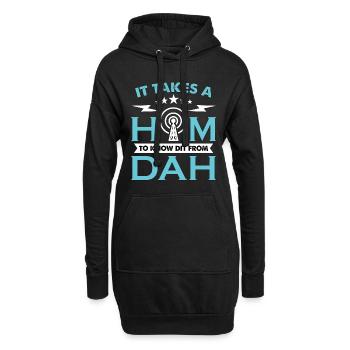 Ham Radio Il faut un jambon pour canaliser l'opérateur radio - Sweat-shirt à capuche long Femme - noir - Devant