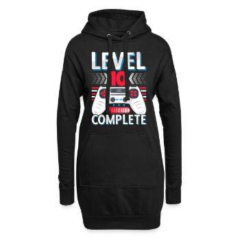 10 Cadeau d’anniversaire de mariage Homme Femme Mari Femme - Sweat-shirt à capuche long Femme - noir - Devant
