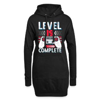 19 Cadeau d’anniversaire de mariage Homme Femme Mari Femme - Sweat-shirt à capuche long Femme - noir - Devant