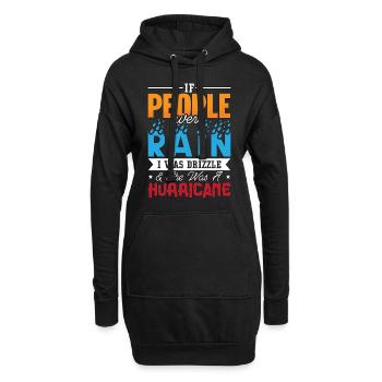 Tornadoes If People Were Rain I Was Storm Hunter - Hoodie-Kleid - Schwarz - Vorne
