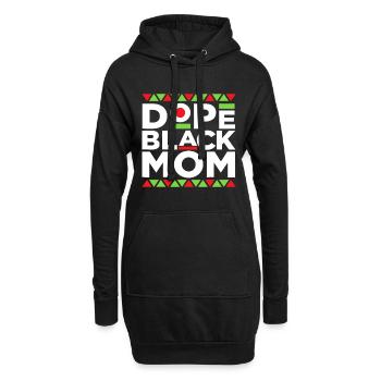 Black Mom Matter Mois de l’histoire des Noirs Mère Pridel - Sweat-shirt à capuche long Femme - noir - Devant
