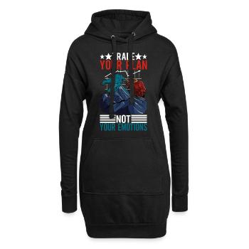 Actions Actionnaire Investisseur - Sweat-shirt à capuche long Femme - noir - Devant