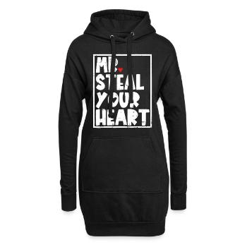 Mr Steal Your Heart Valentinstag Funny V Day Boy - Hoodie-Kleid - Schwarz - Vorne