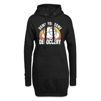 Boccia Petanque Boule Bocciaspieler Lyonnais - Hoodie-Kleid - Schwarz - Vorne