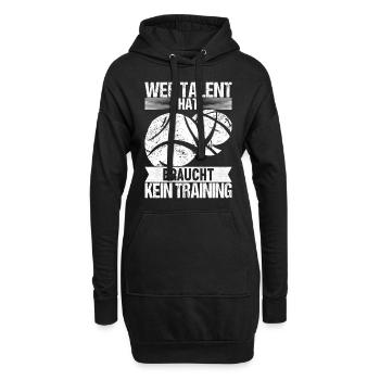 Boule Boulespieler - Hoodie-Kleid - Schwarz - Vorne
