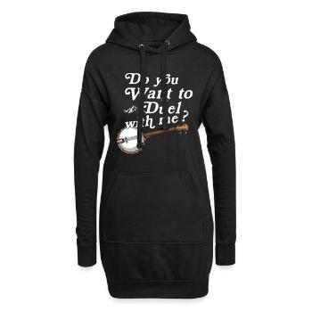 Banjo - Hoodie-Kleid - Schwarz - Vorne
