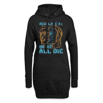 Artificial Intelligence Regulate A.I Or Programmer - Hoodie Dress - black - Front