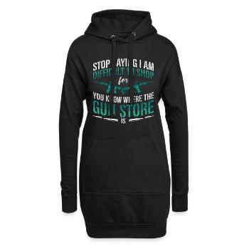 Armurier Arrêtez de dire que je suis un réparateur d’armes à feu Armuriers - Sweat-shirt à capuche long Femme - noir - Devant