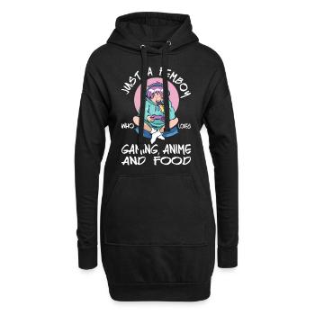 Femboy Outfit - Anime Gaming Femboy Top - Sissiesn - Hoodie-Kleid - Schwarz - Vorne