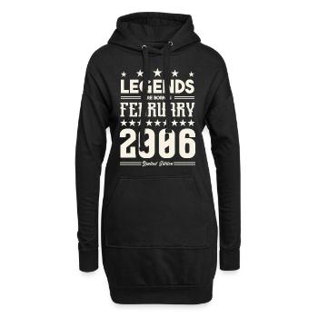 Gift legend February 2006. Gift February 2006. - Hoodie Dress - black - Front