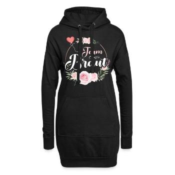 Team Braut JGA Frauen T-Shirt Team Bride Shirt - Hoodie-Kleid - Schwarz - Vorne