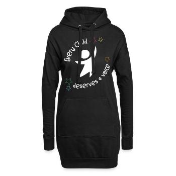 Speech Therapist Therapy Assistant - Hoodie-Kleid - Schwarz - Vorne