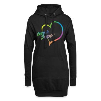 Speech Therapist Therapy Assistant - Hoodie-Kleid - Schwarz - Vorne