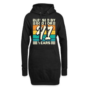 41 Geburtstag Geschenk Jahre Lustig Spruch - Hoodie-Kleid - Schwarz - Vorne