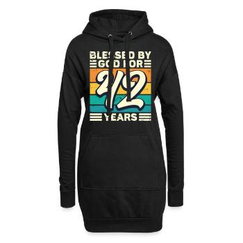 42 années de cadeaux d’anniversaire drôle de dicton - Sweat-shirt à capuche long Femme - noir - Devant