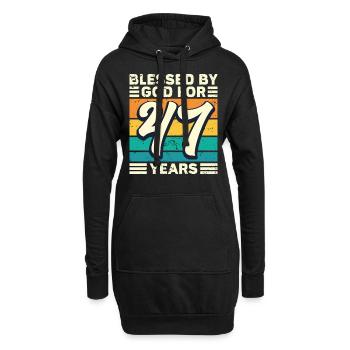 47 années de cadeaux d’anniversaire drôle de dicton - Sweat-shirt à capuche long Femme - noir - Devant