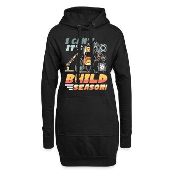 Robotique Je ne peux pas C’est construire Saison Robots Ingénieur - Sweat-shirt à capuche long Femme - noir - Devant