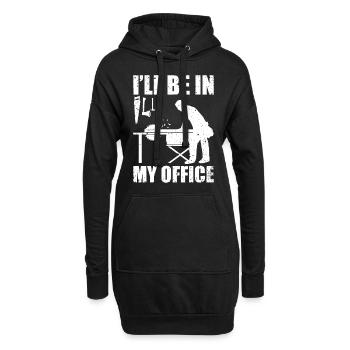 Herren lustige Holzbearbeitung Tischler Tischlerei Woodwor - Hoodie-Kleid - Schwarz - Vorne