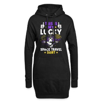 Aerospace Space Travel - Solar System Space Explor - Hoodie-Kleid - Schwarz - Vorne