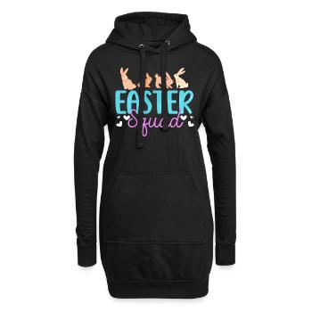 Ostern Kader Hoppy Kaninchen Christliche Ferien - Hoodie-Kleid - Schwarz - Vorne