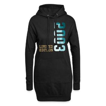 2003 Édition Limitée - Sweat-shirt à capuche long Femme - noir - Devant
