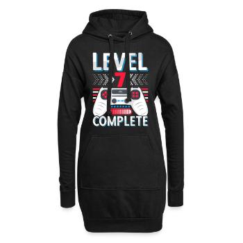 7. Klasse abgeschlossen Realschule Gymnasium Gamer - Hoodie-Kleid - Schwarz - Vorne