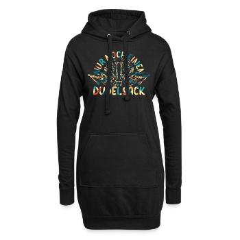 Just One More Bagpipe Bagpiper Bagpipe Instrument - Hoodie-Kleid - Schwarz - Vorne