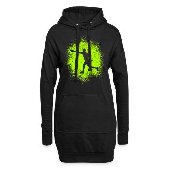 Flag Football Hommes Joueurs de Flag Football Américain - Sweat-shirt à capuche long Femme - noir - Devant