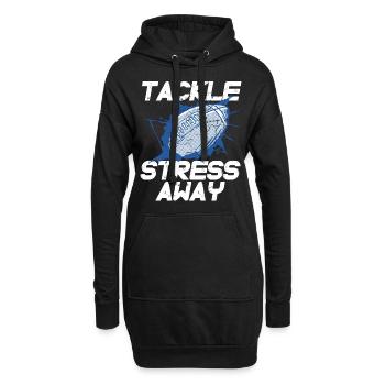 Gestion du stress Sport Sensibilisation au stress Football - Sweat-shirt à capuche long Femme - noir - Devant