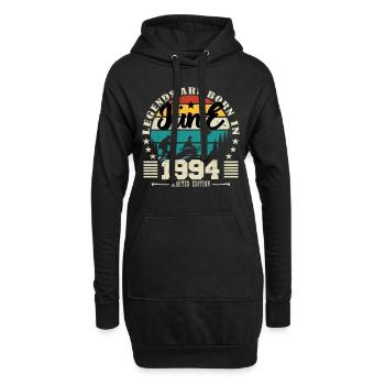 Juni 1994. Geburtstagsgeschenk Juni 1994. Juni. - Hoodie-Kleid - Schwarz - Vorne